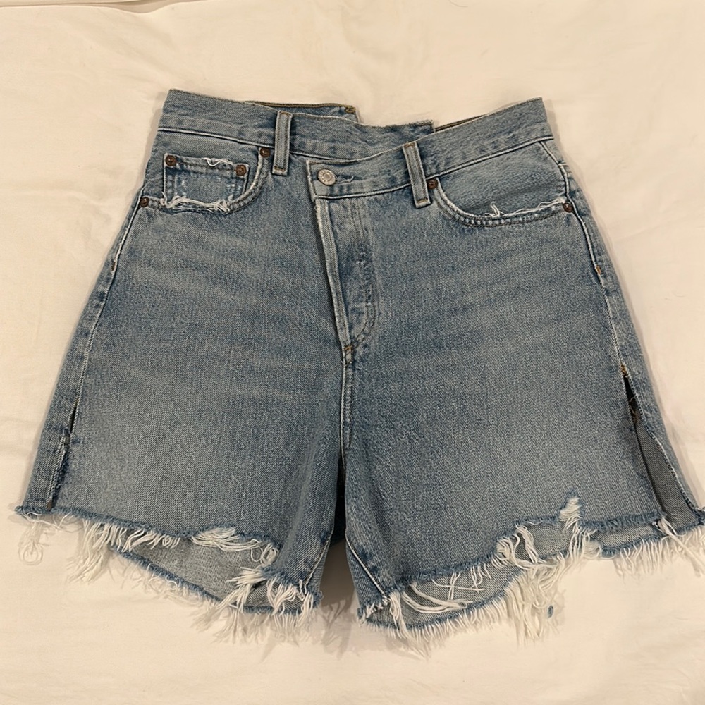 Agolde Criss Cross Shorts